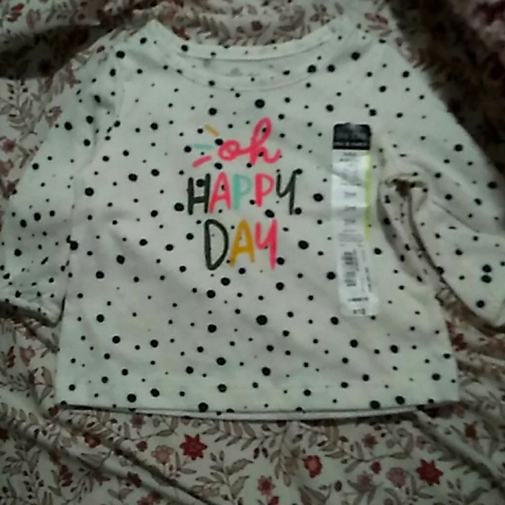 Okie Dokie "oh happy day" long sleeve shirt
